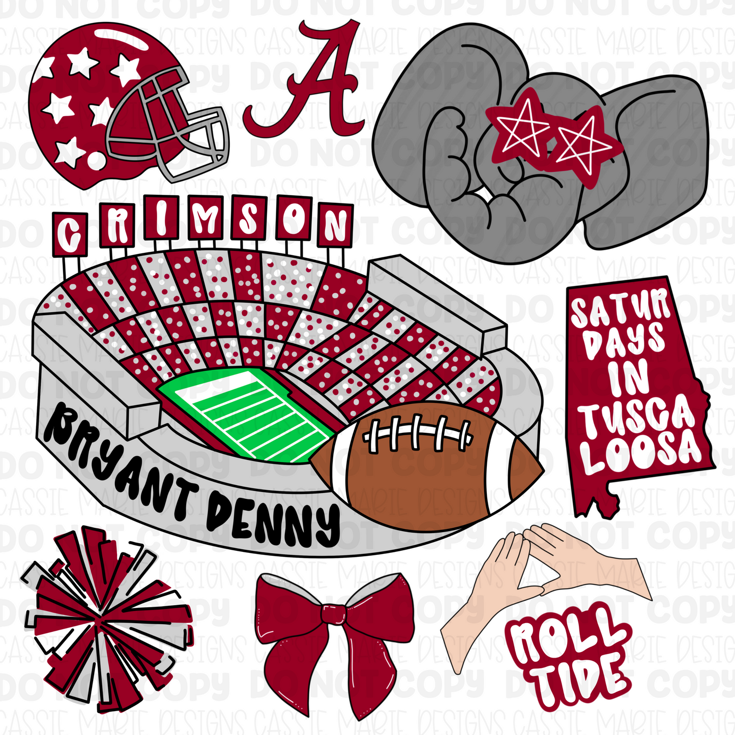 Alabama game day png