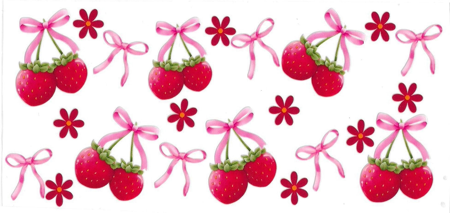 Strawberry Bows Wrap 566