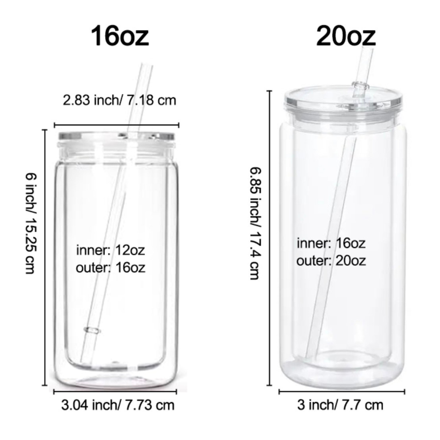 16oz Acrylic Tumbler