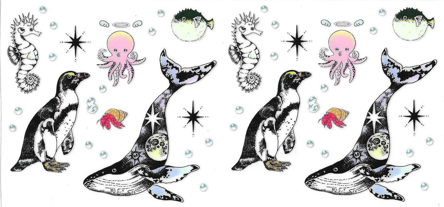Sea Animals and Penguins Wrap