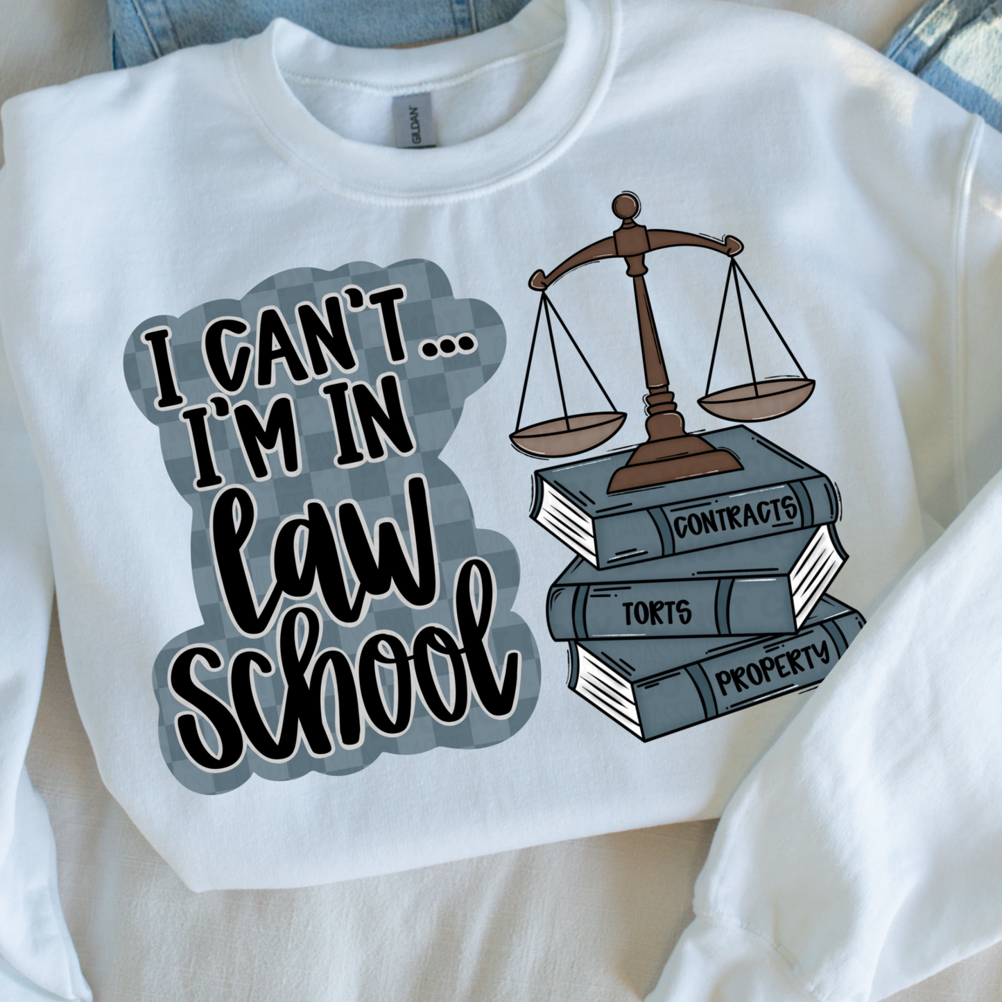 I Can’t I’m In Law School PNG