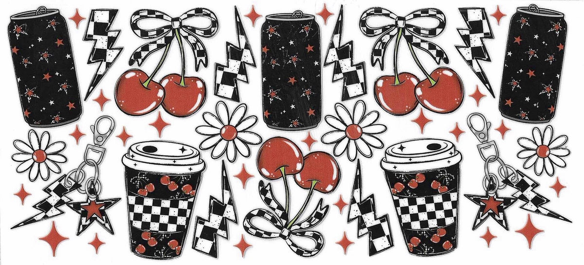 Cherries & Drinks Wrap 2227