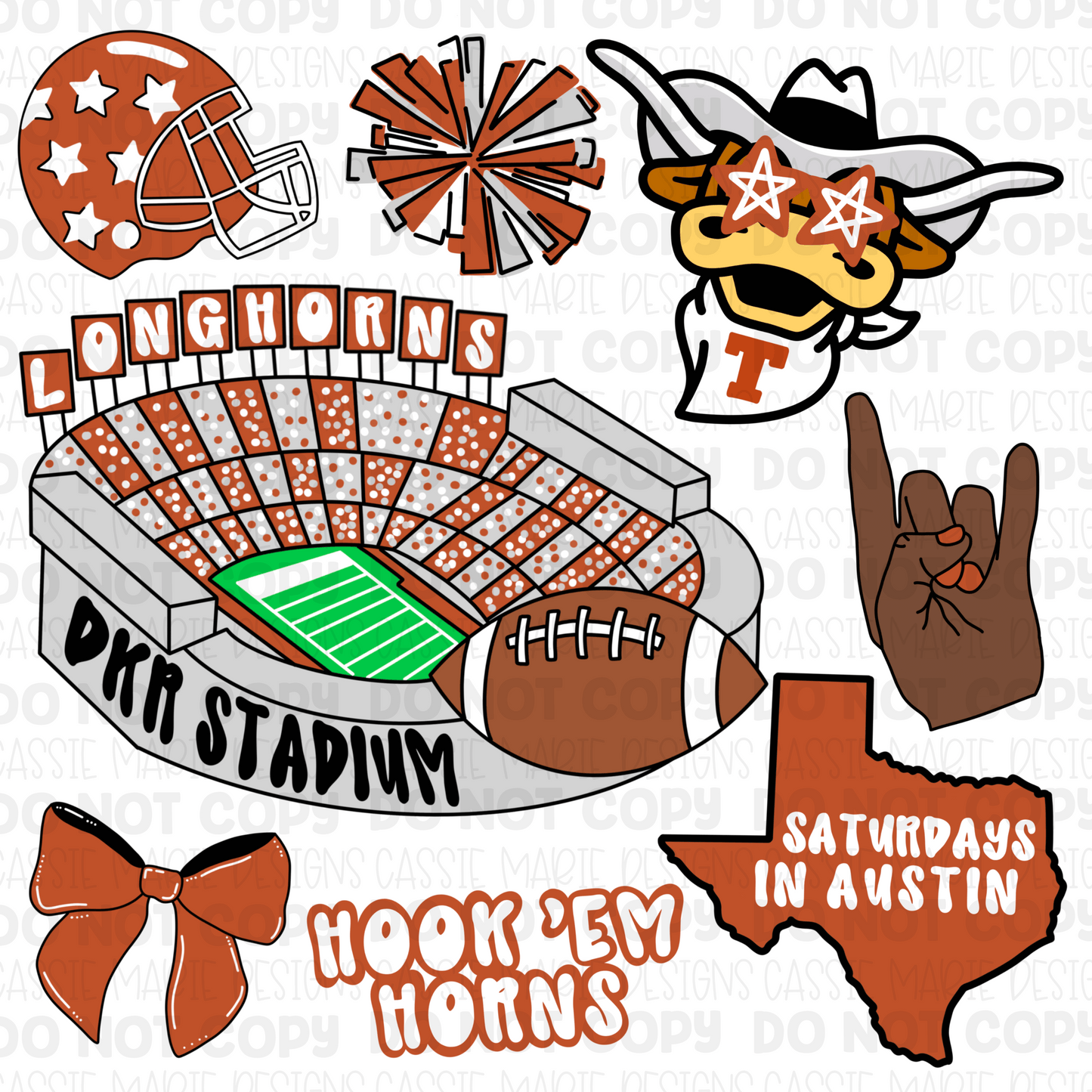 University of Texas game day png