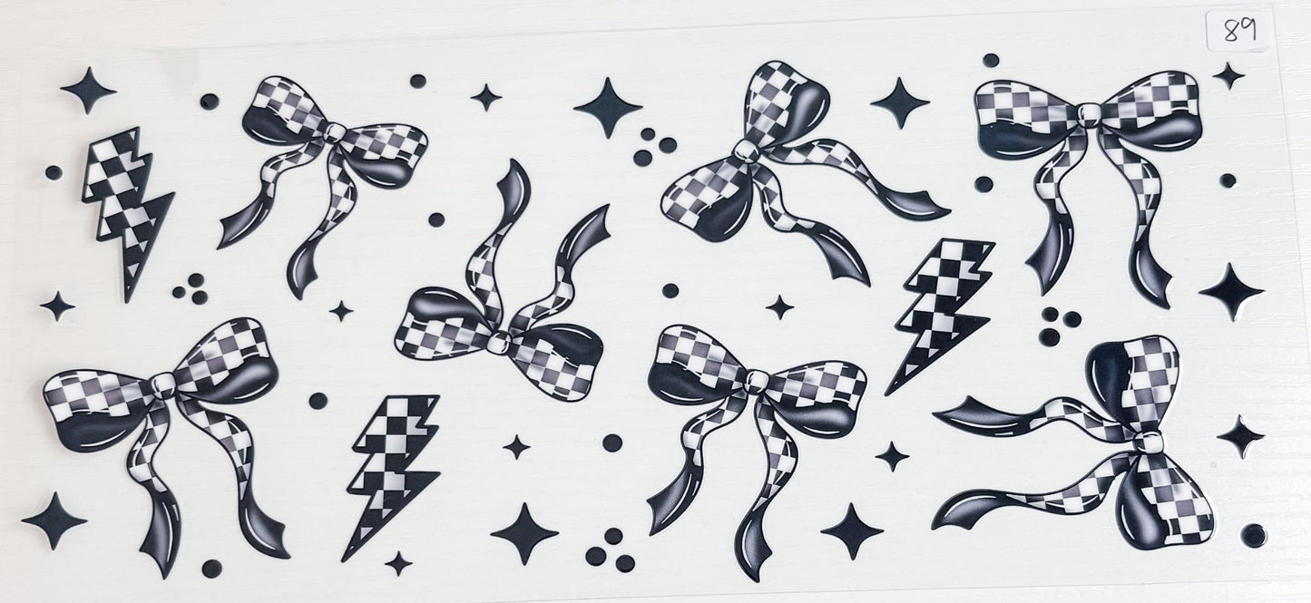 Checkered Bows Wrap 89