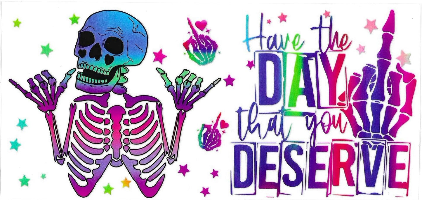 Snarky Skeleton Wrap 601
