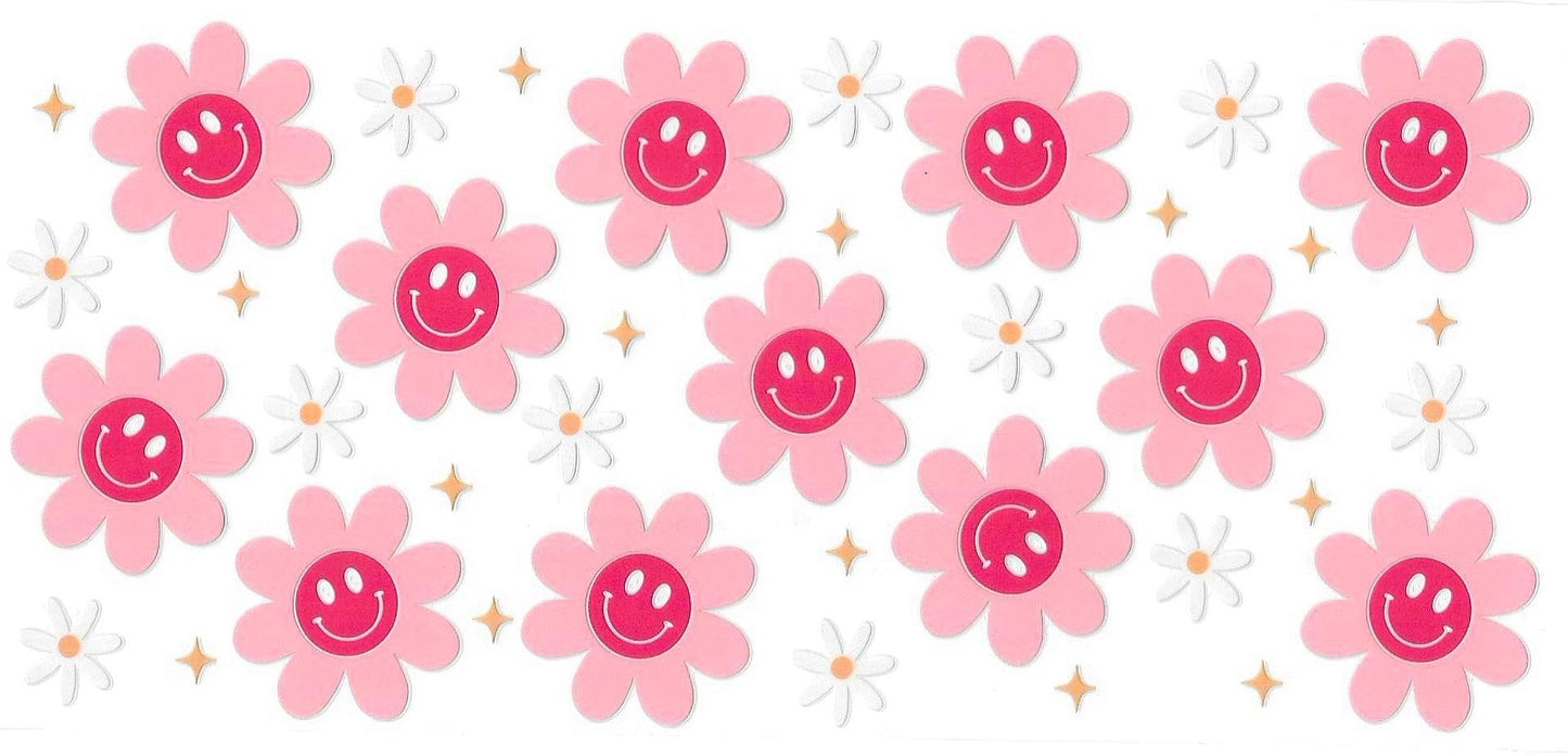Flower Smileys Wrap 636