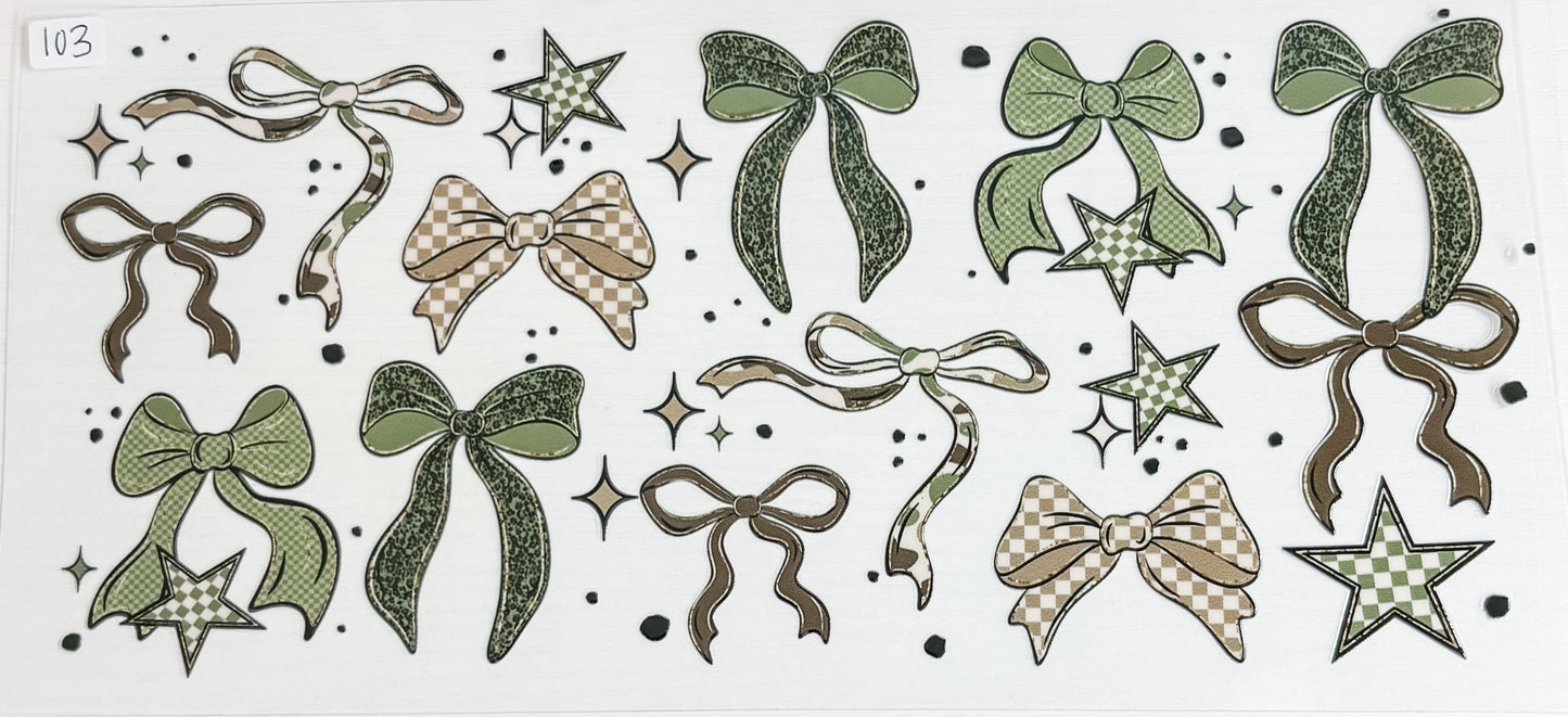 Camo Bows Wrap 103