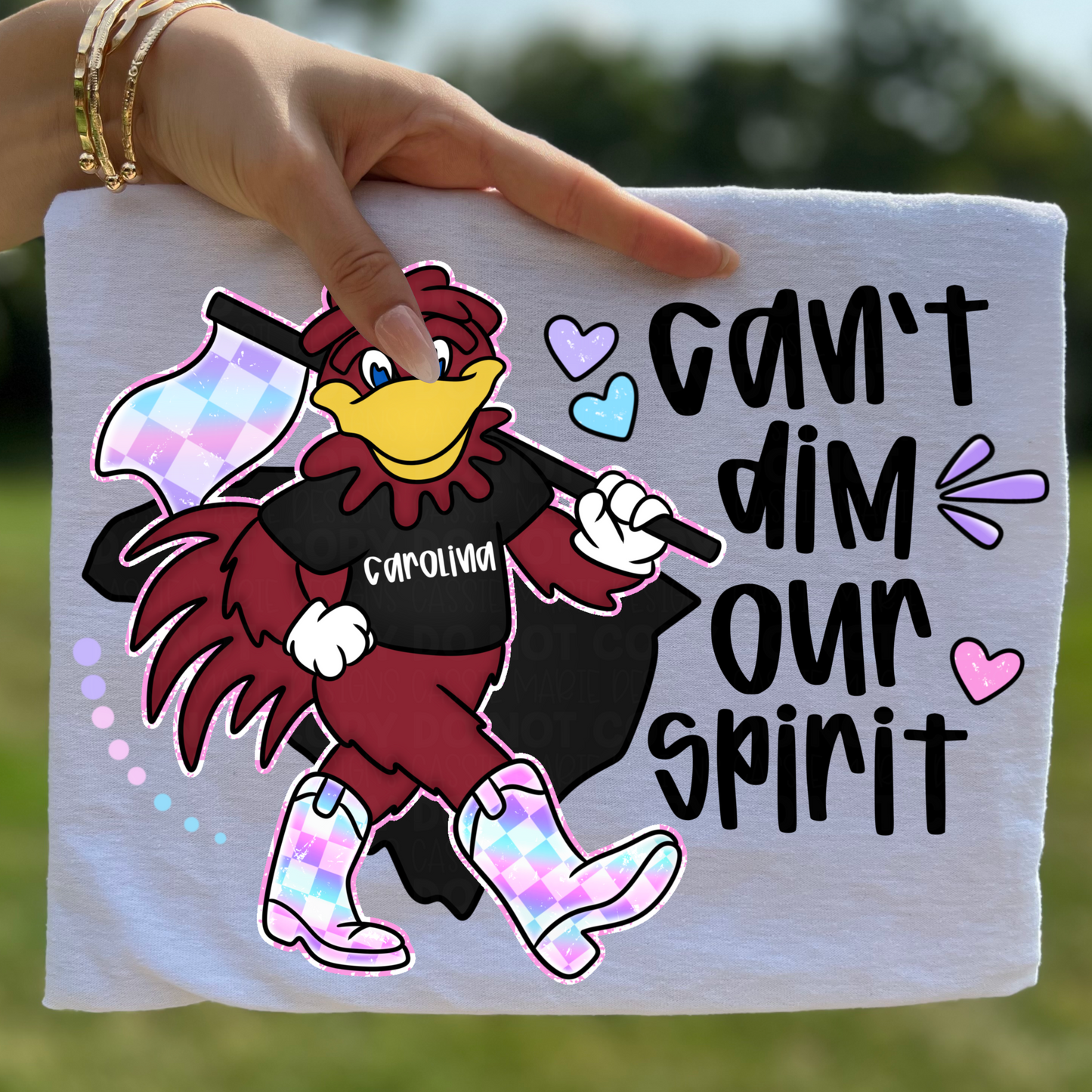 Carolina Can’t Dim Our Spirit PNG