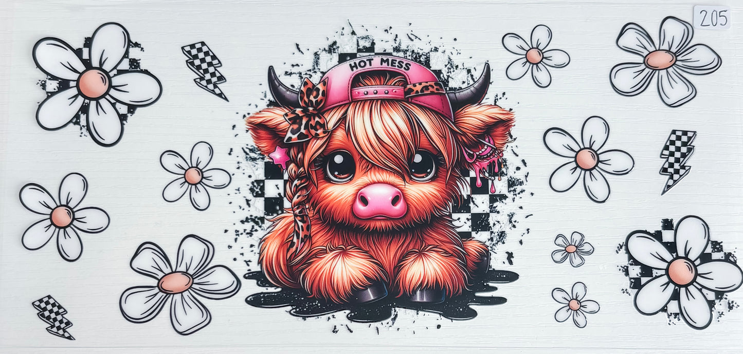 Hot Mess Cow Wrap 205