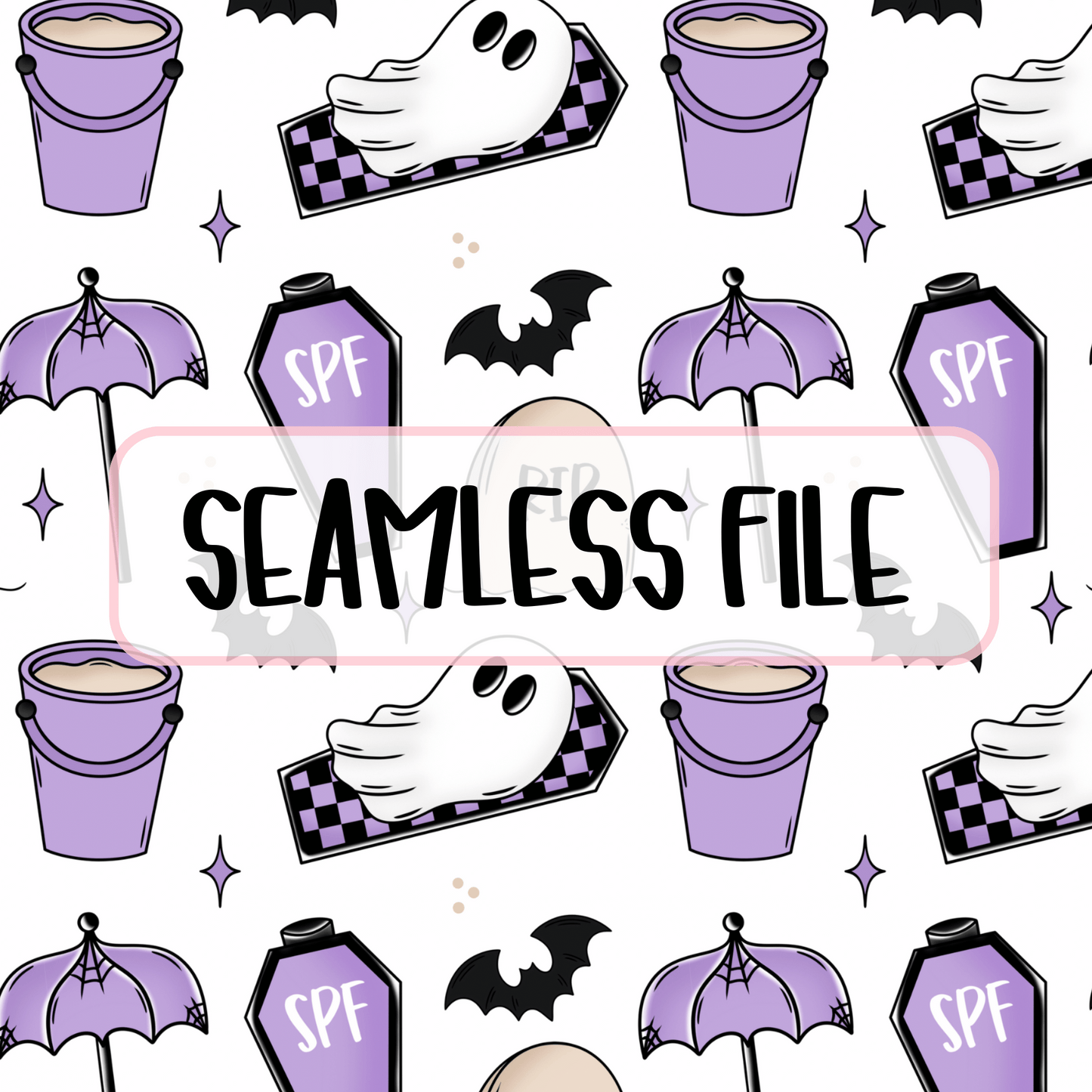 Ghost Summer Seamless