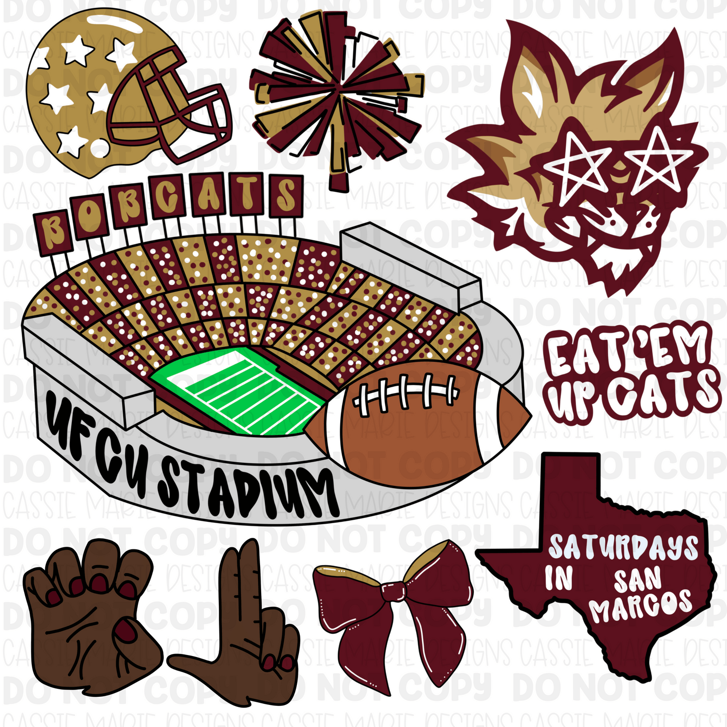 Texas state game day png