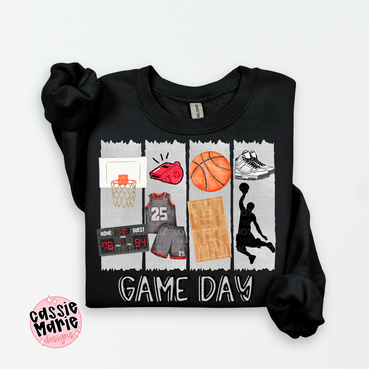 Basketball Game Day PNG