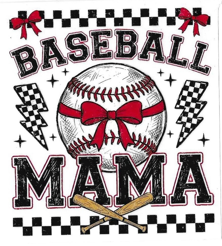 Baseball Mama Decal 384