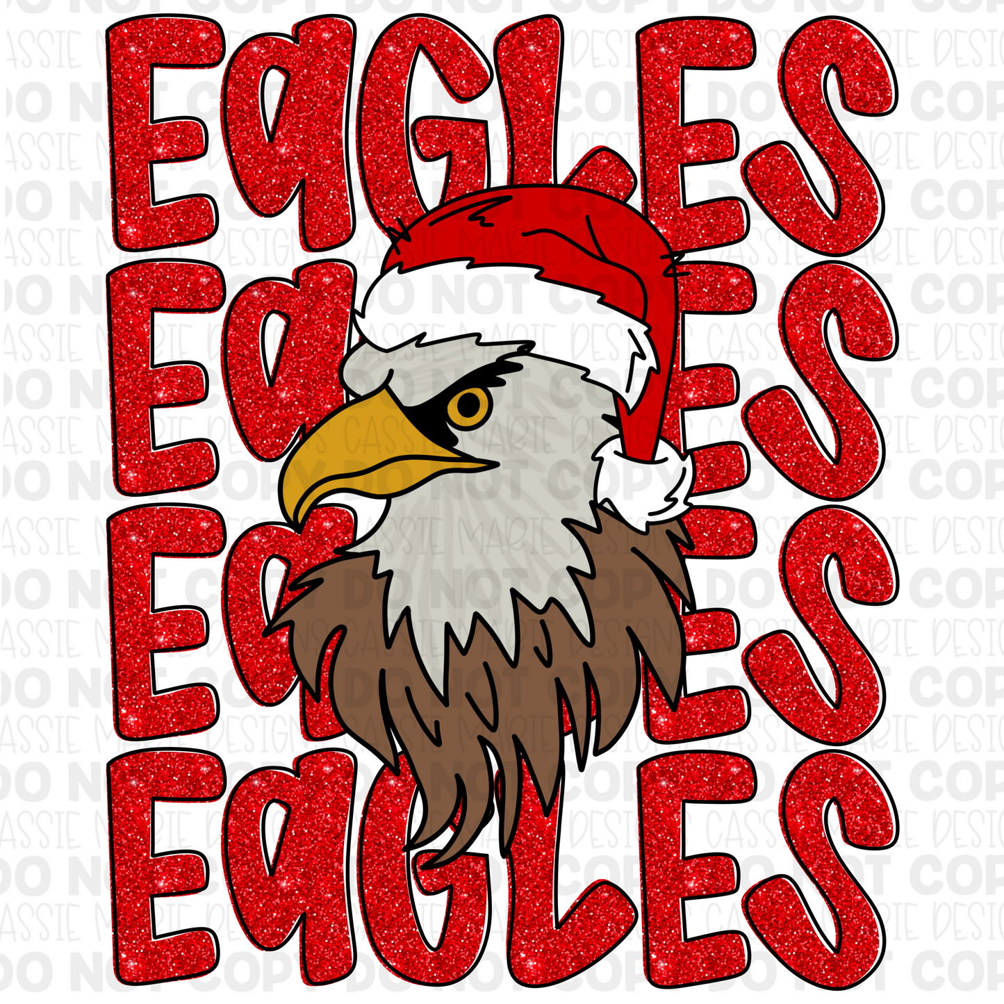 PICK A TEAM - Santa Hat Mascot