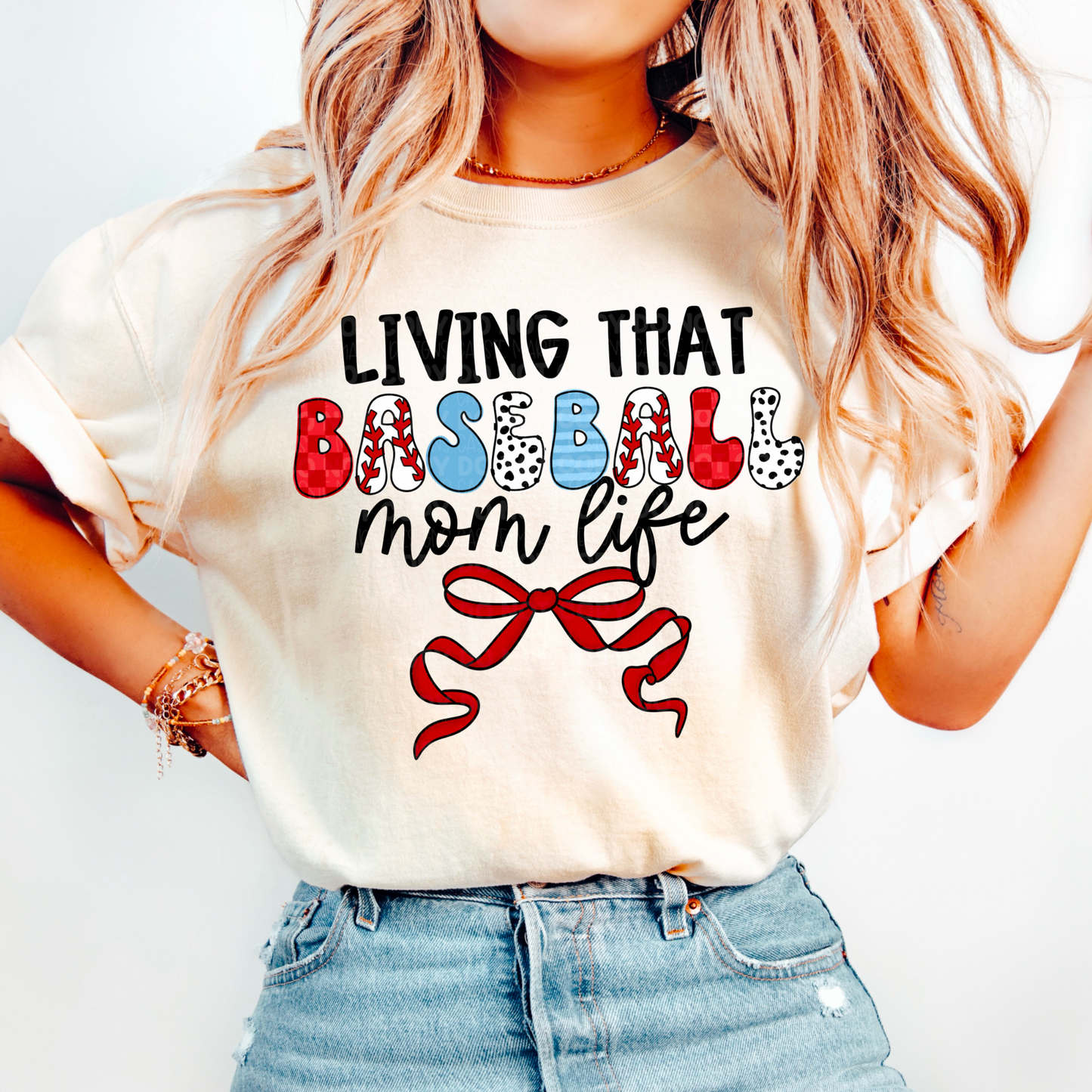 Living That Baseball Mom Life PNG