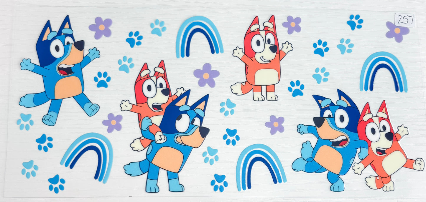 Blue Dog Wrap 257