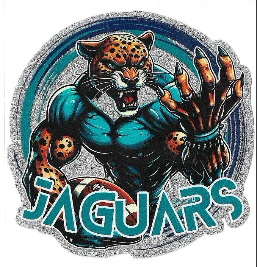 Football Glitter Decal 516