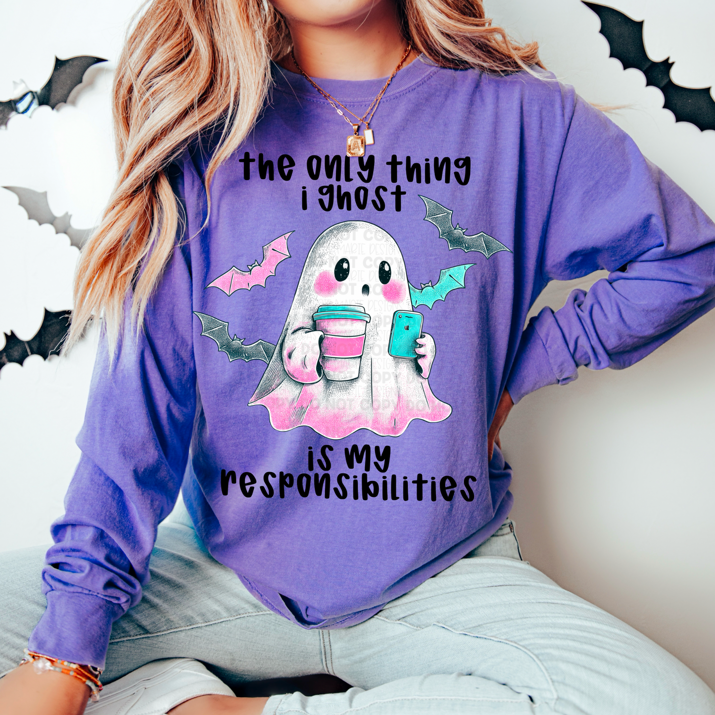 The Only Thing I Ghost Is My Responsibilities PNGs