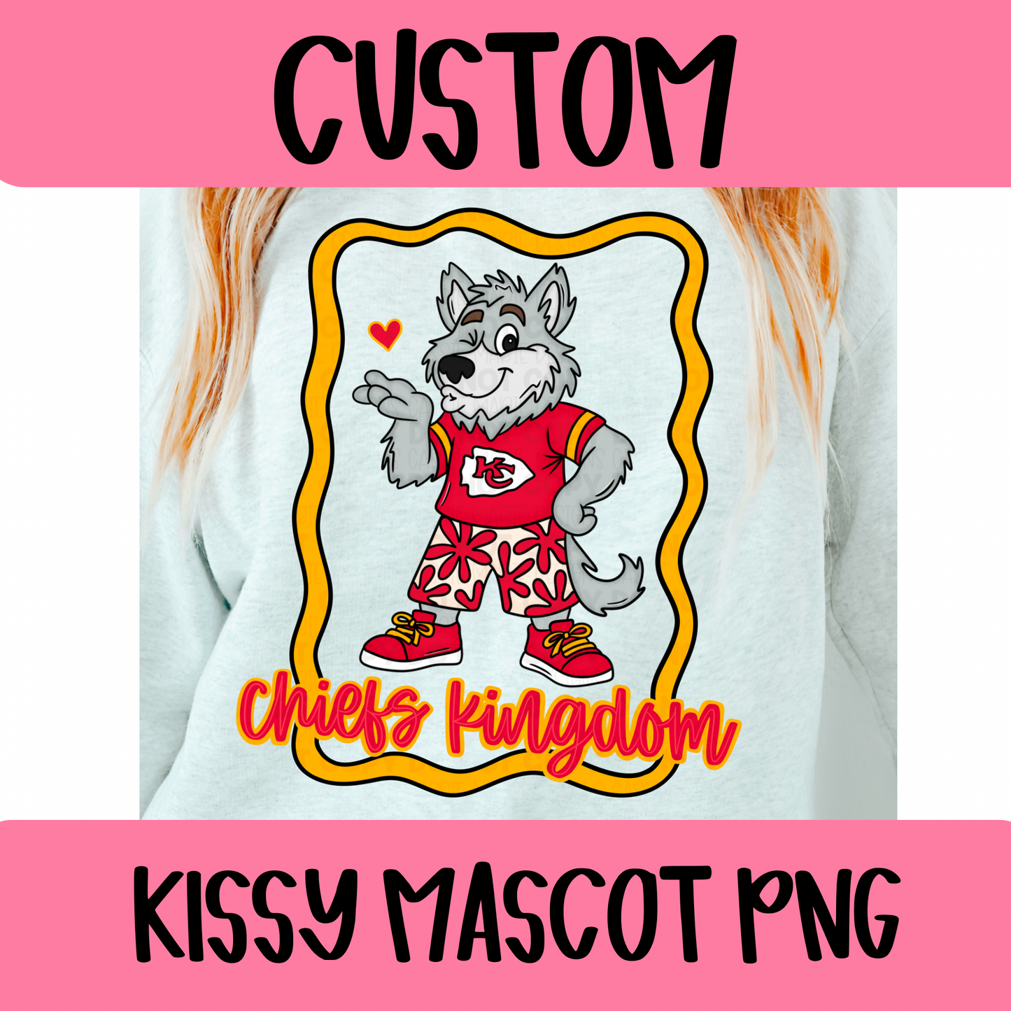 CUSTOM Kissy Mascot PNG