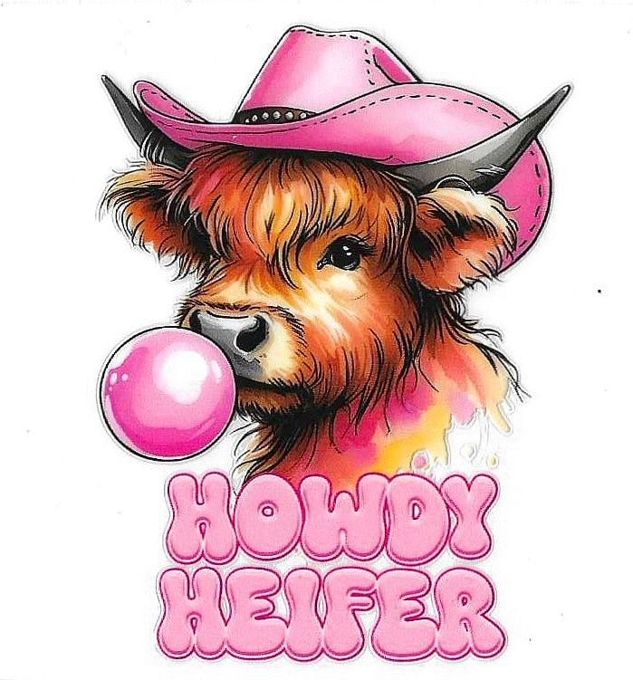 Snarky Cow Decal 1333