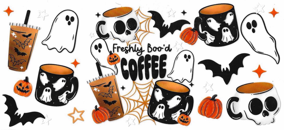 Coffee Ghosts Wrap 2384