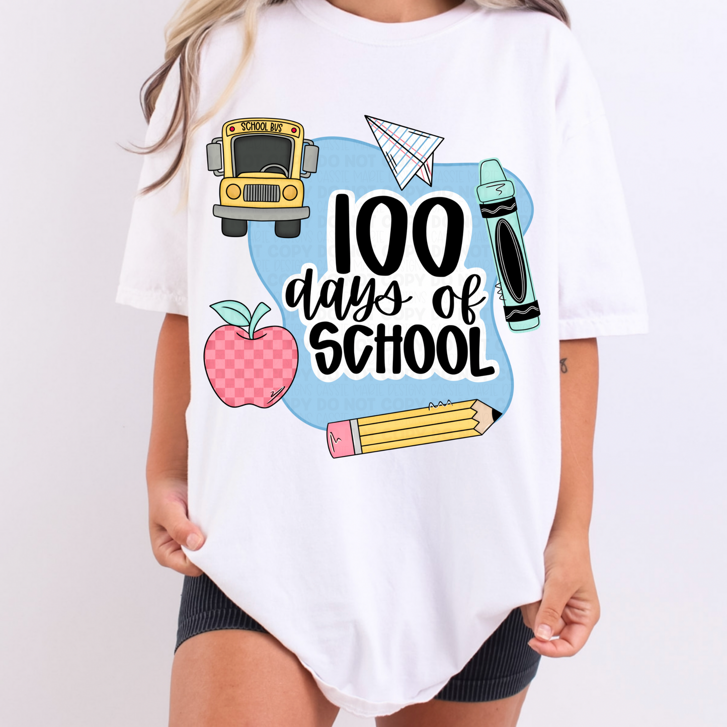 100 Days of School PNGs