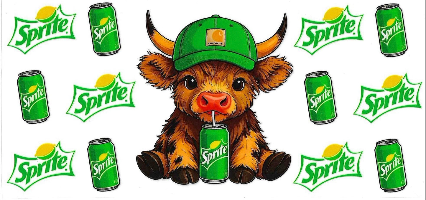 Highland Cow Soda Wrap 510
