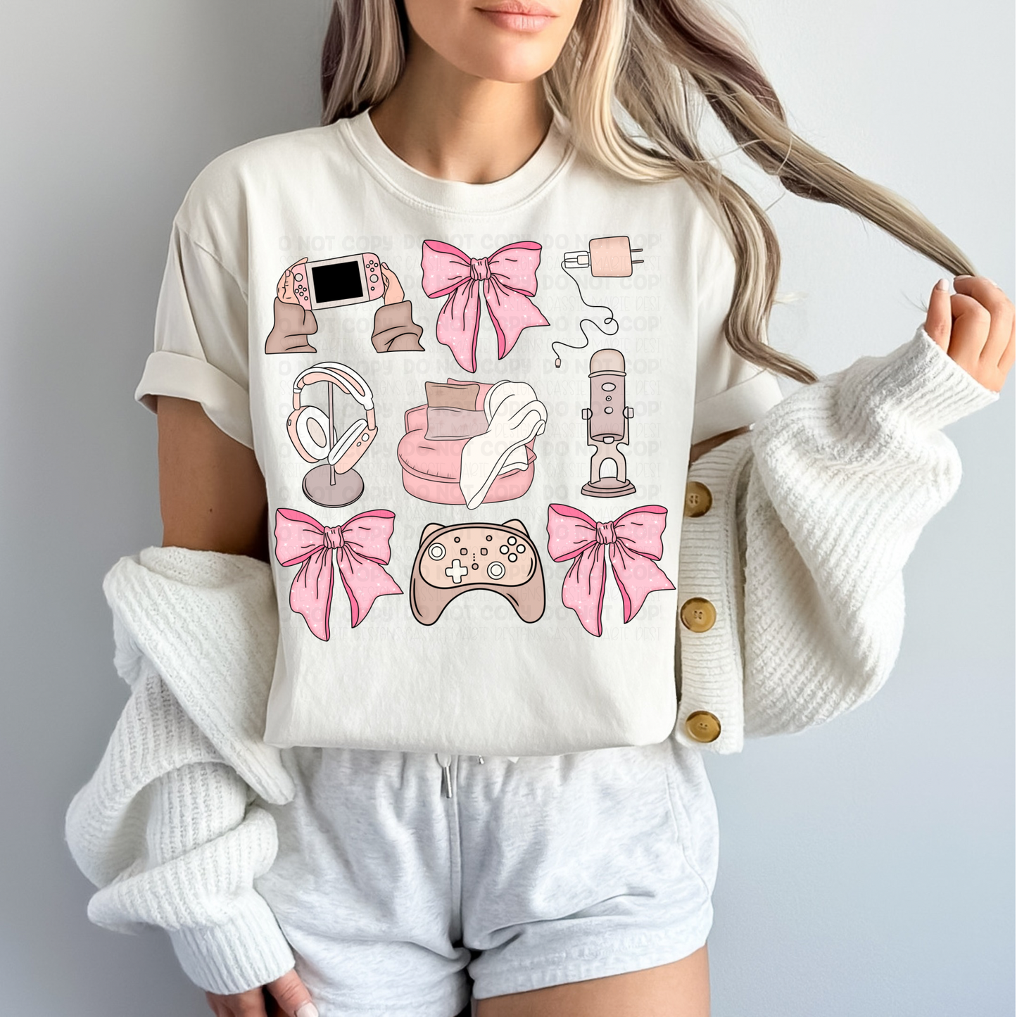 Coquette Video Gamer PNG