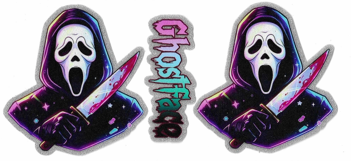 Ghost Horror Glitter Wrap 2215