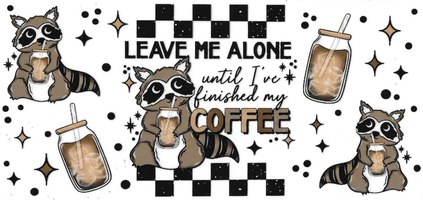 Raccoon Coffee Wrap 1507