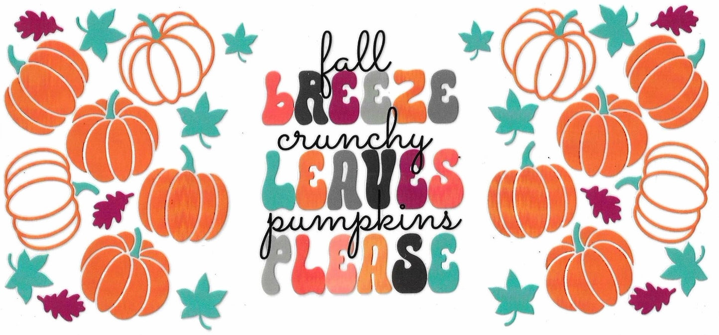 Fall Pumpkins Wrap 1928