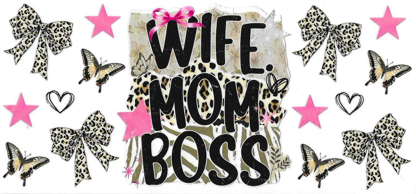 Wife Mom Boss Wrap 1164