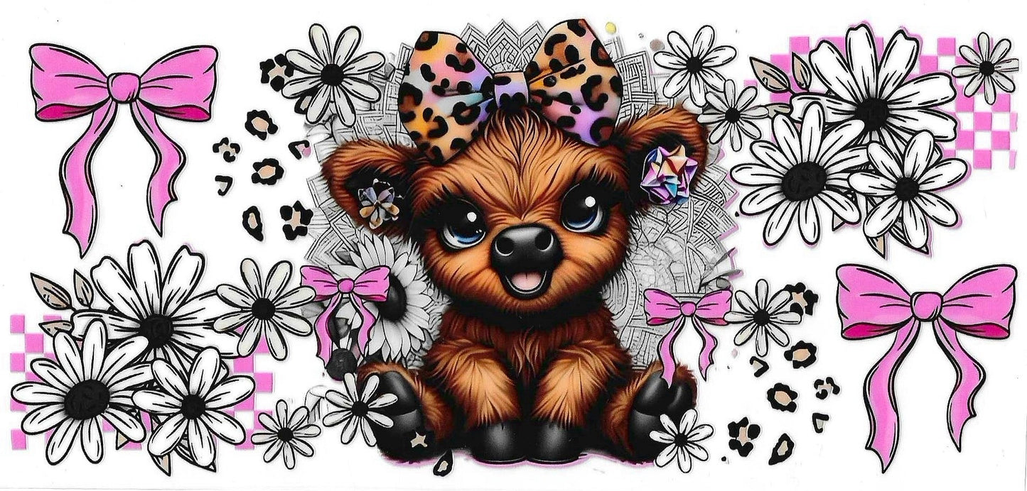 Highland Cow Wrap 1456