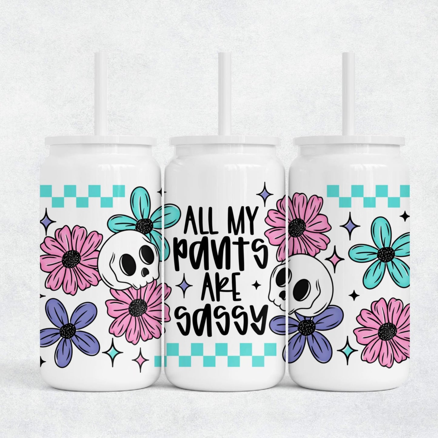 All My Pants Are Sassy 16oz Wrap PNG