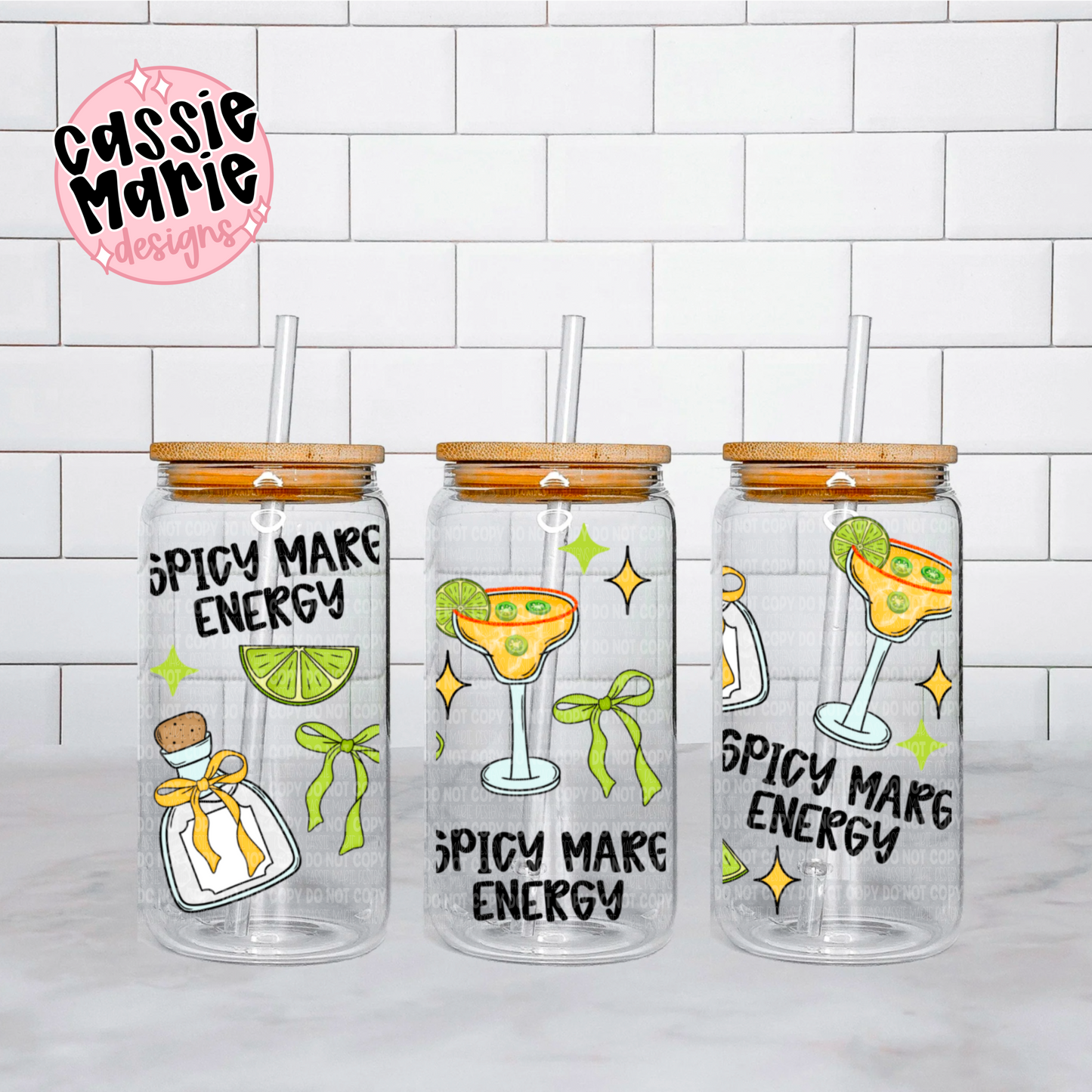 Spicy Marg Energy 16 oz Wrap