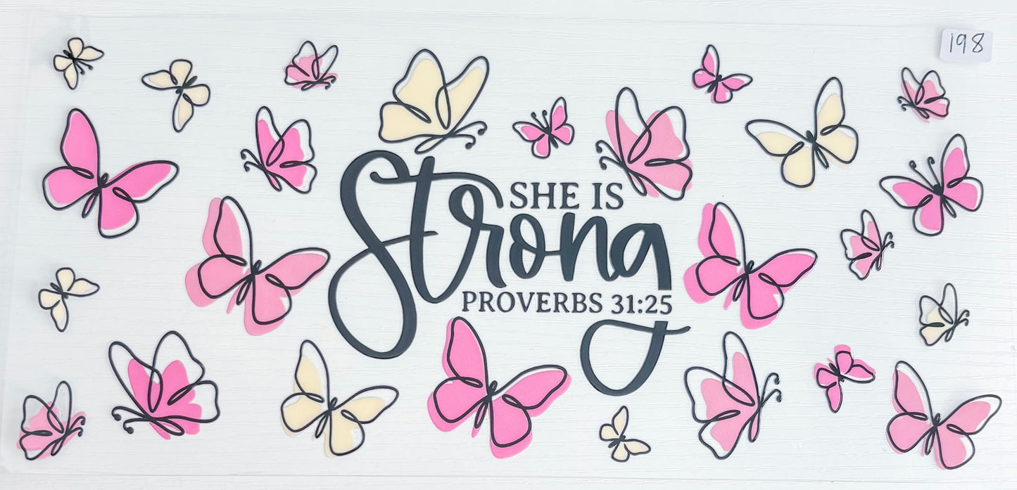 She Is Strong Wrap 198