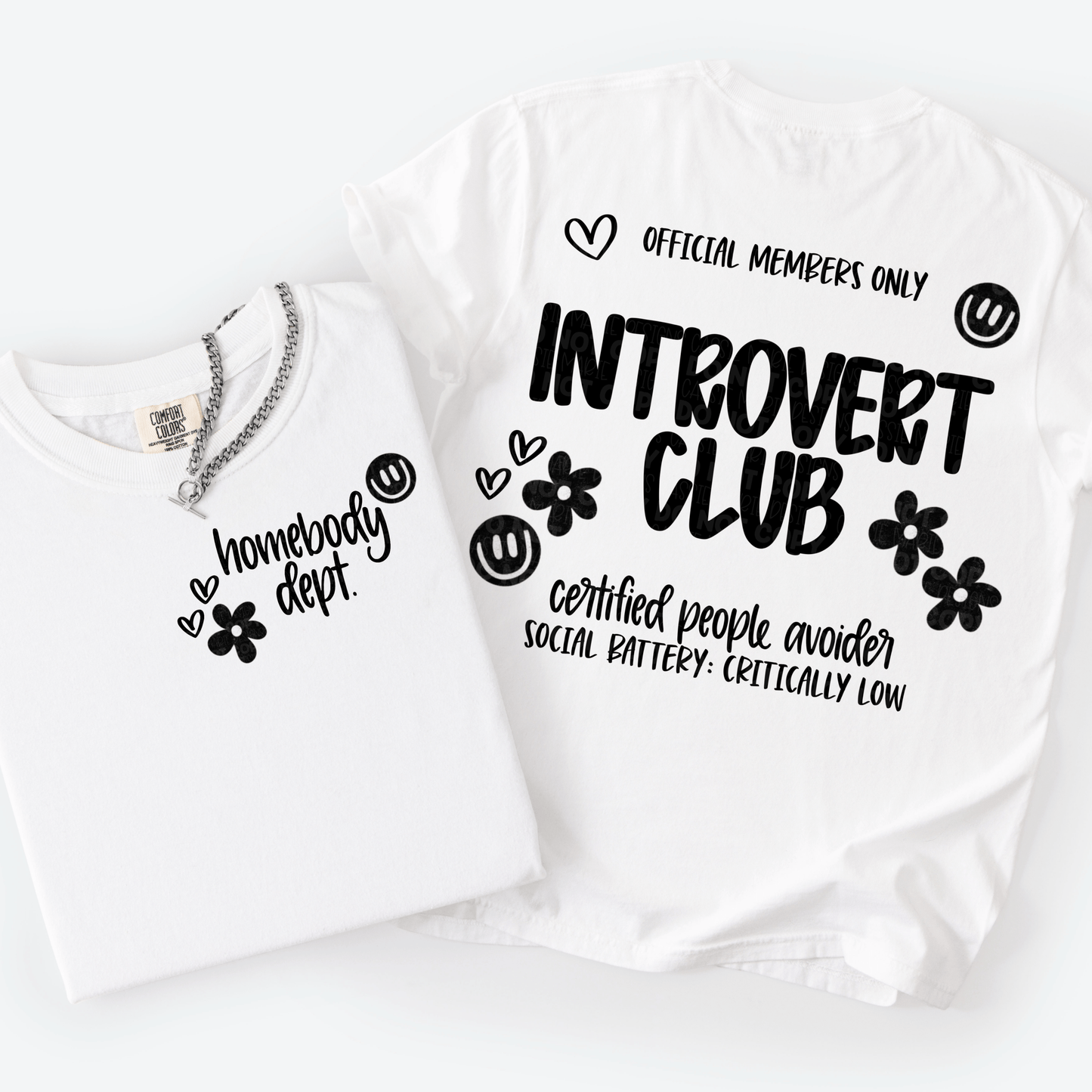 Introvert Club PNGs