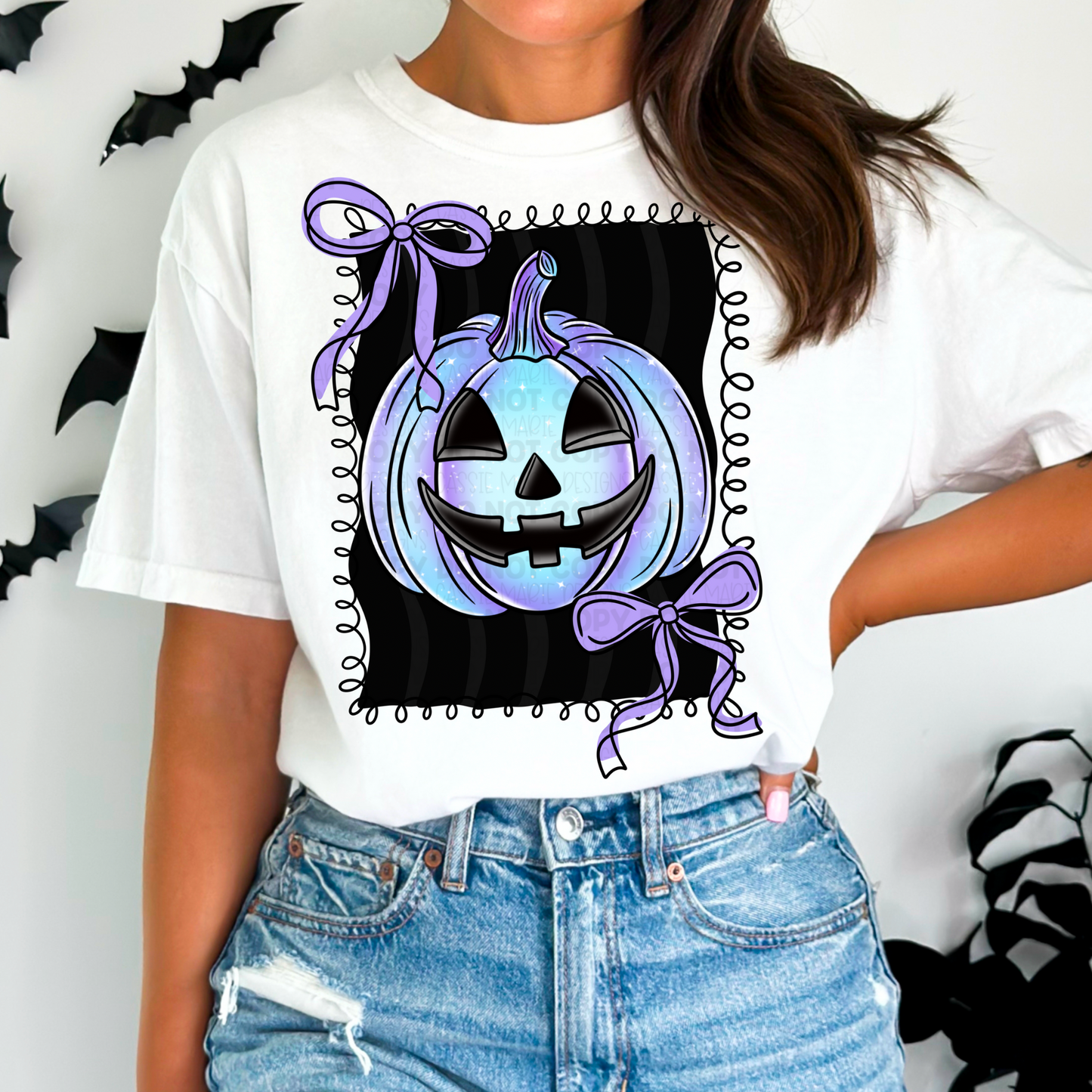 Coquette Neon Pumpkin PNG