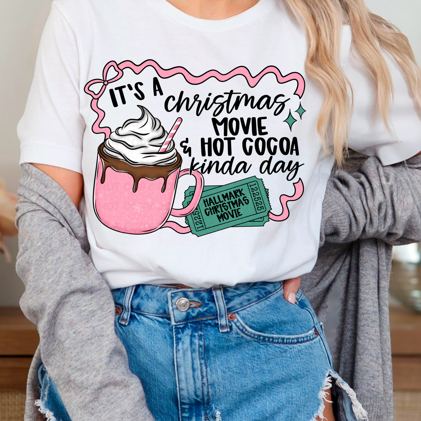 It’s A Christmas Movie and Hot Cocoa Kinda Day PNGs