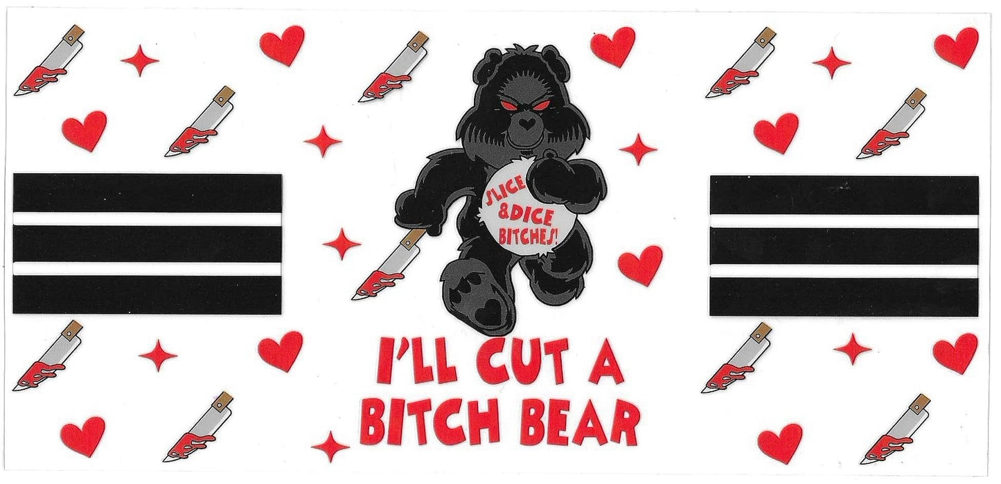 Swear Bear Double Sided Wrap 862