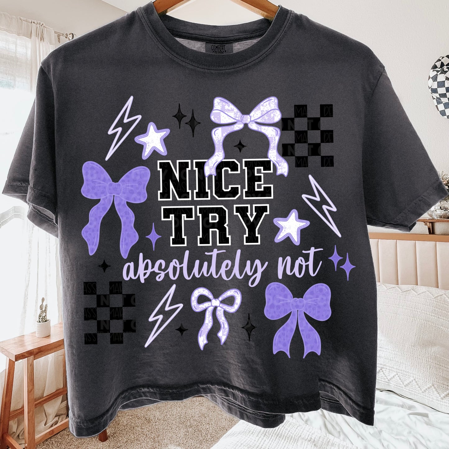 Nice Try Absolutely Not PNG