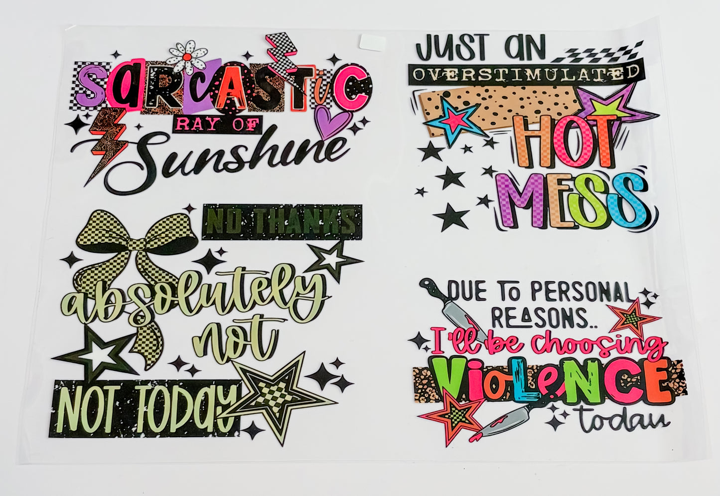 Snarky Quotes Element Sheet
