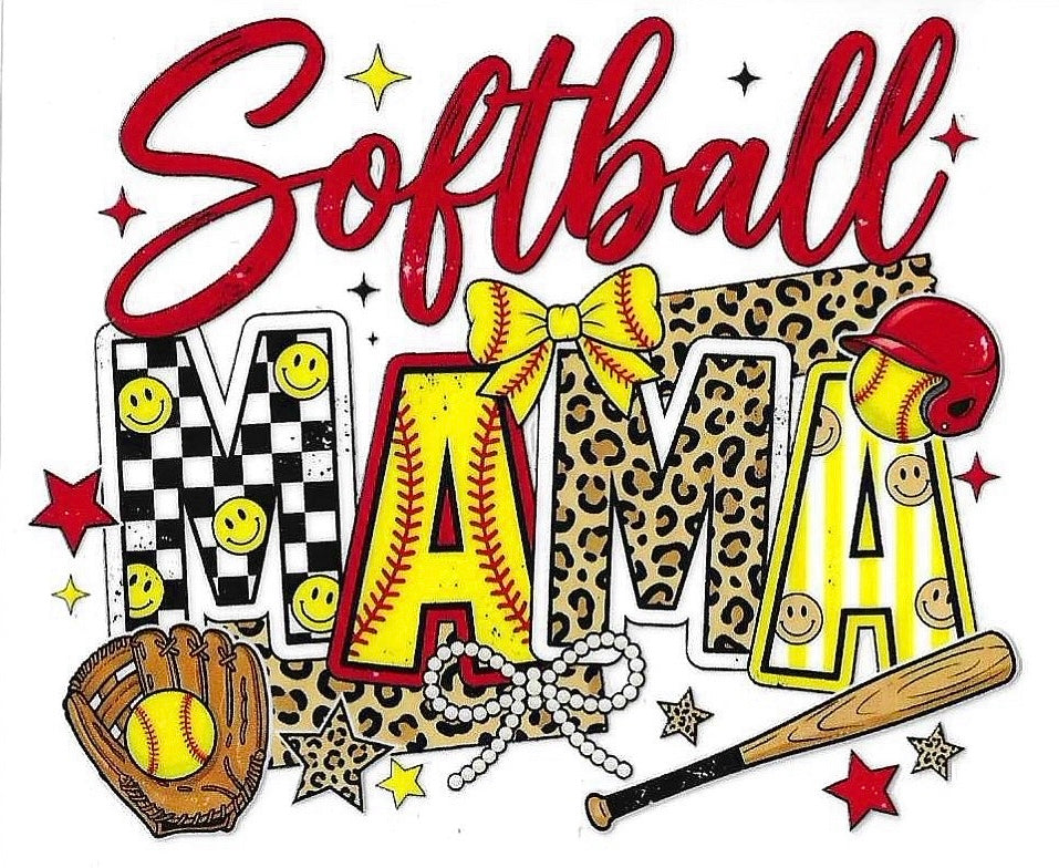 Softball Mama Decal 382