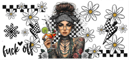 Snarky Tattoo Girl Wrap 1078