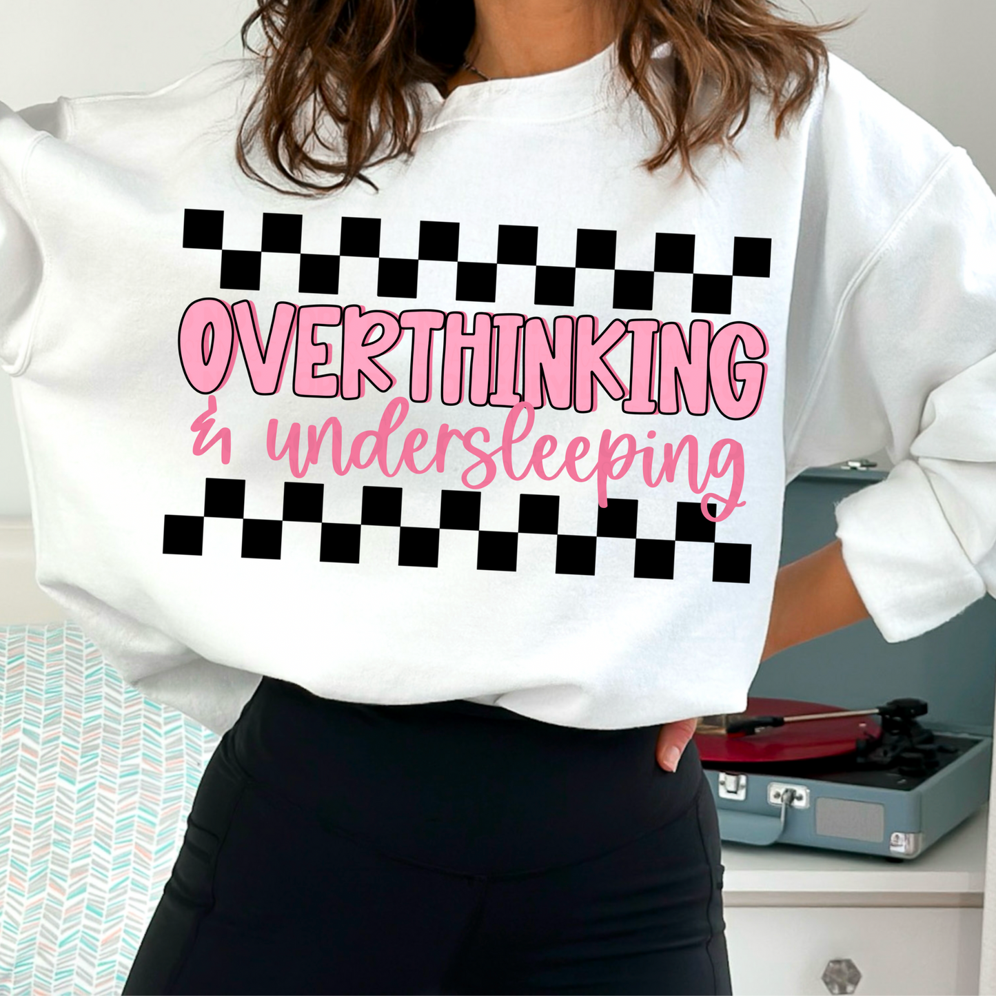Overthinking and Undersleeping PNG