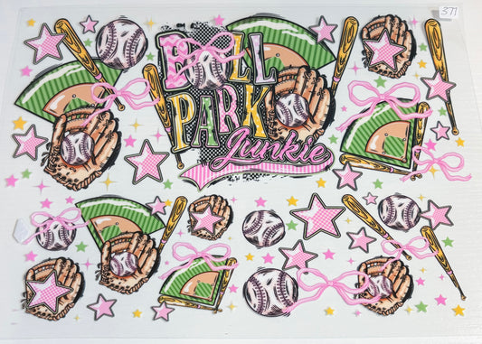 Baseball Ballpark 40oz Wrap 377