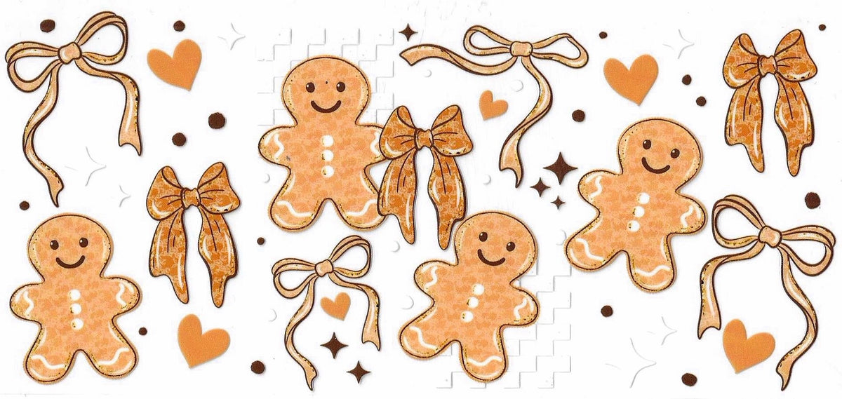 Gingerbread Bow Wrap 2266