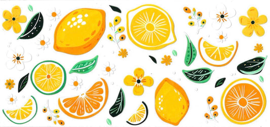 Lemons Double Sided Wrap 1312