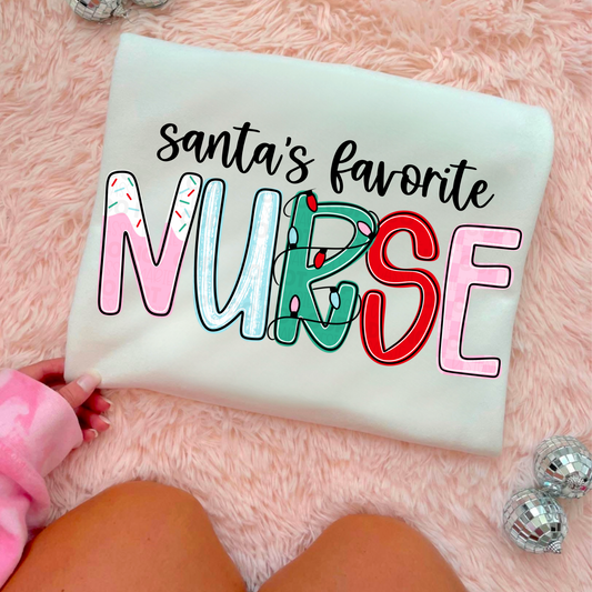 Santa’s Favorite Nurse PNG