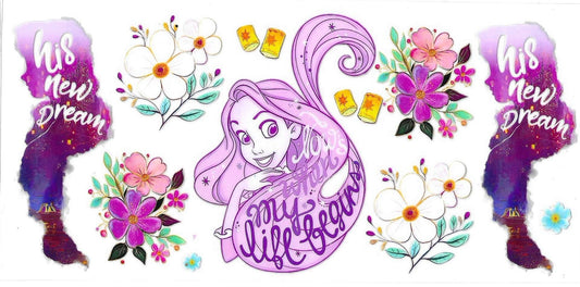 Tangled Princess Wrap 627